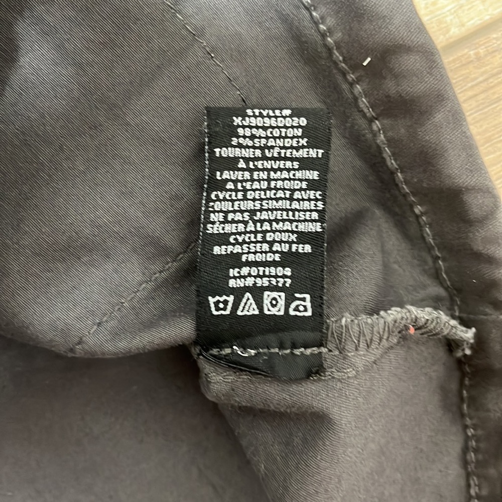 Sanctuary Los Angeles Charcoal Gray Lightweight Jacket with Pockets Button Up S - Picture 13 of 13